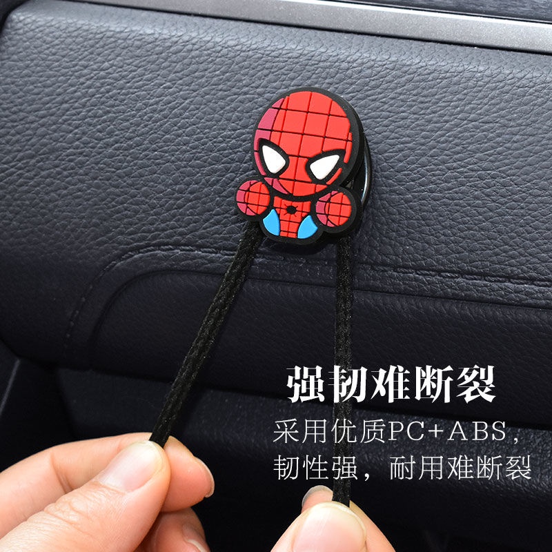 Iron Man Marvel móc xe ô tô hàng trước dán móc ô tô ghế sau ghế sau móc ô tô đồng phi công dán