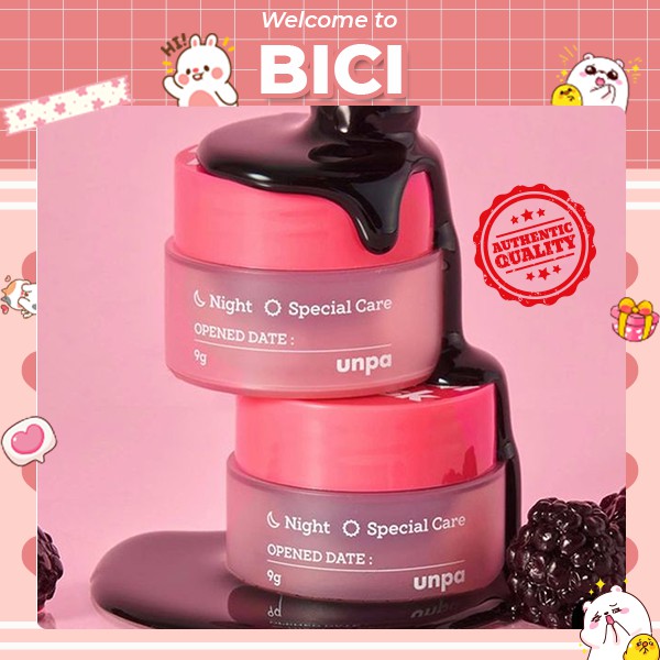 Mặt Nạ Ngủ Môi Unpa Bubi Bubi Lip Mask