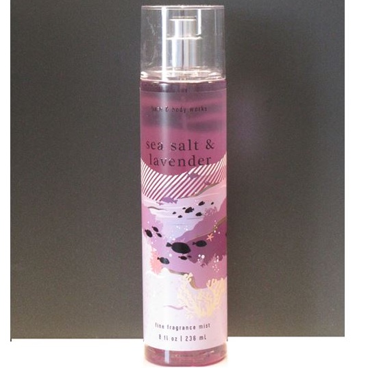 Xịt Thơm Toàn Thân SEA SALT & LAVENDER Body Mist 30ml/50ml/100ml/Fullsize 236ml ____bath.bodyworks