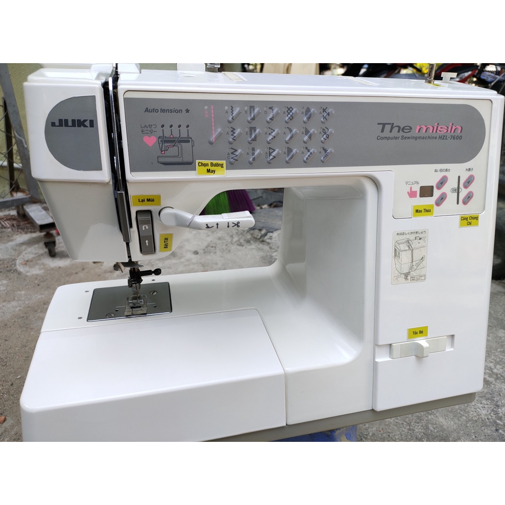 Máy May, Máy Khâu Gia Đình Nhật Bãi Juki Misin 7000, 7500,7600,7700 - Máy Rất Khỏe - Có Cắt Chỉ - Ổ Đứng Siêu Bền- 12kg