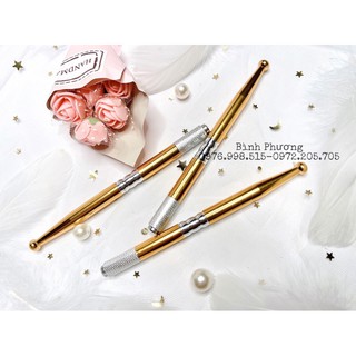 Cán Đầu Tròn điêu khắc phun xăm