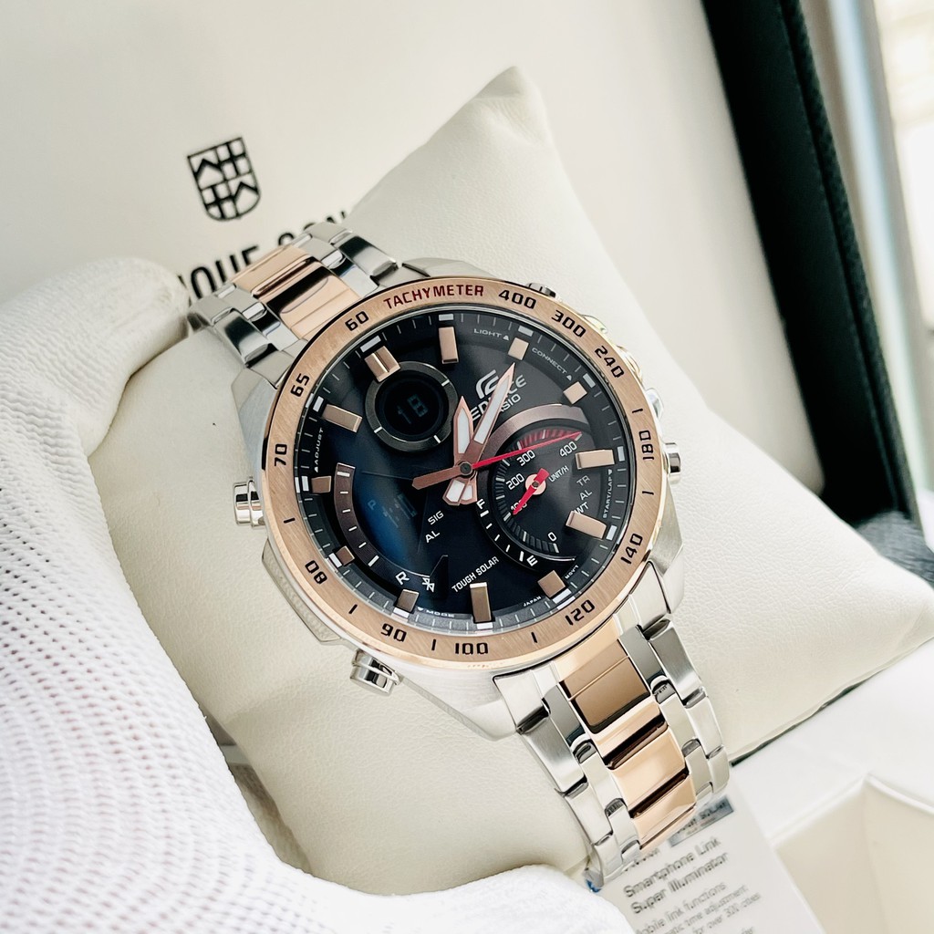 🎁GIÁ RẺ NHẤT- FREESHIP🎁 Đồng Hồ CASIO Nam Dây Da Cao Cấp CHÍNH HÃNG (Casio Edifice ECB-900DC-1A) ⌚️