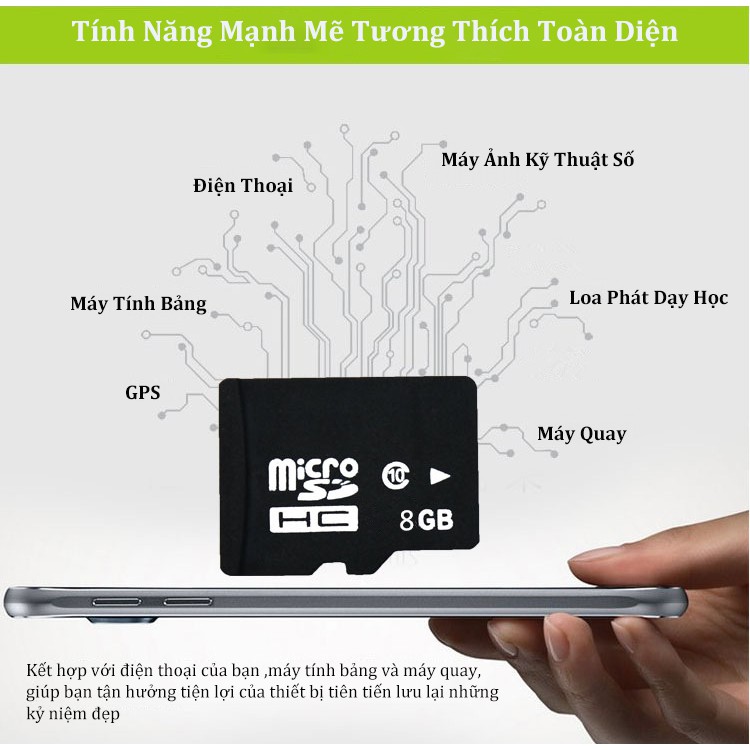 Thẻ Nhớ Micro SD ROBOT TF Card 16GB/ 32GB/ 64GB - Dành Cho Nhiều Loại Thiết Bị Camera, Laptop, Loa, Điện Thoại