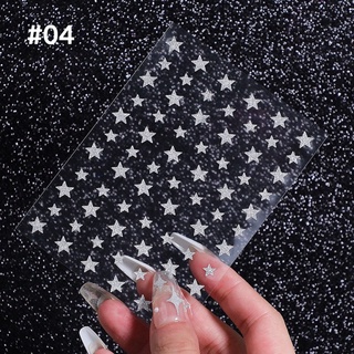 Sticker nail nhũ flash, hình dán móng