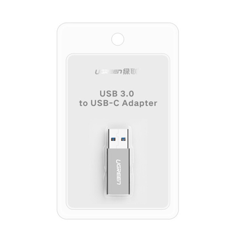 Đầu chuyển USB 3.0 sang USB Type-C  Ugreen 30705 ✔HÀNG CHÍNH HÃNG ✔
