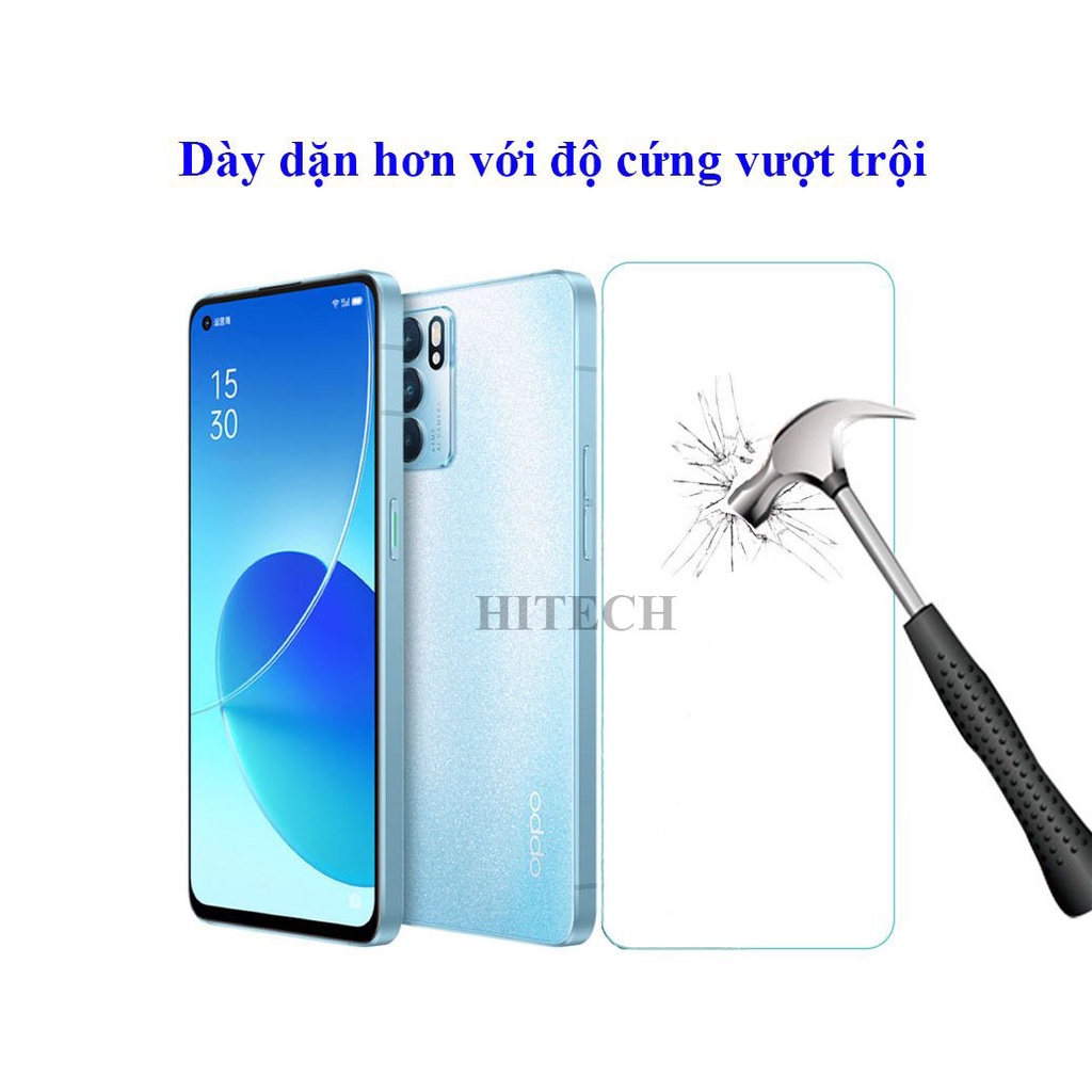 Cường lực Oppo Reno6 full màn hình chính hãng Gor độ cứng 9H - Dán màn hình Oppo Reno 6