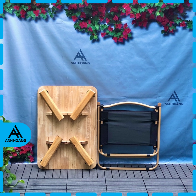 Bàn Trà Bánh Mì Chân Gỗ Gấp Gọn Tiện Lợi , Bàn Ngồi Bệt - Ship Toàn Quốc | Anh Hoàng Furniture