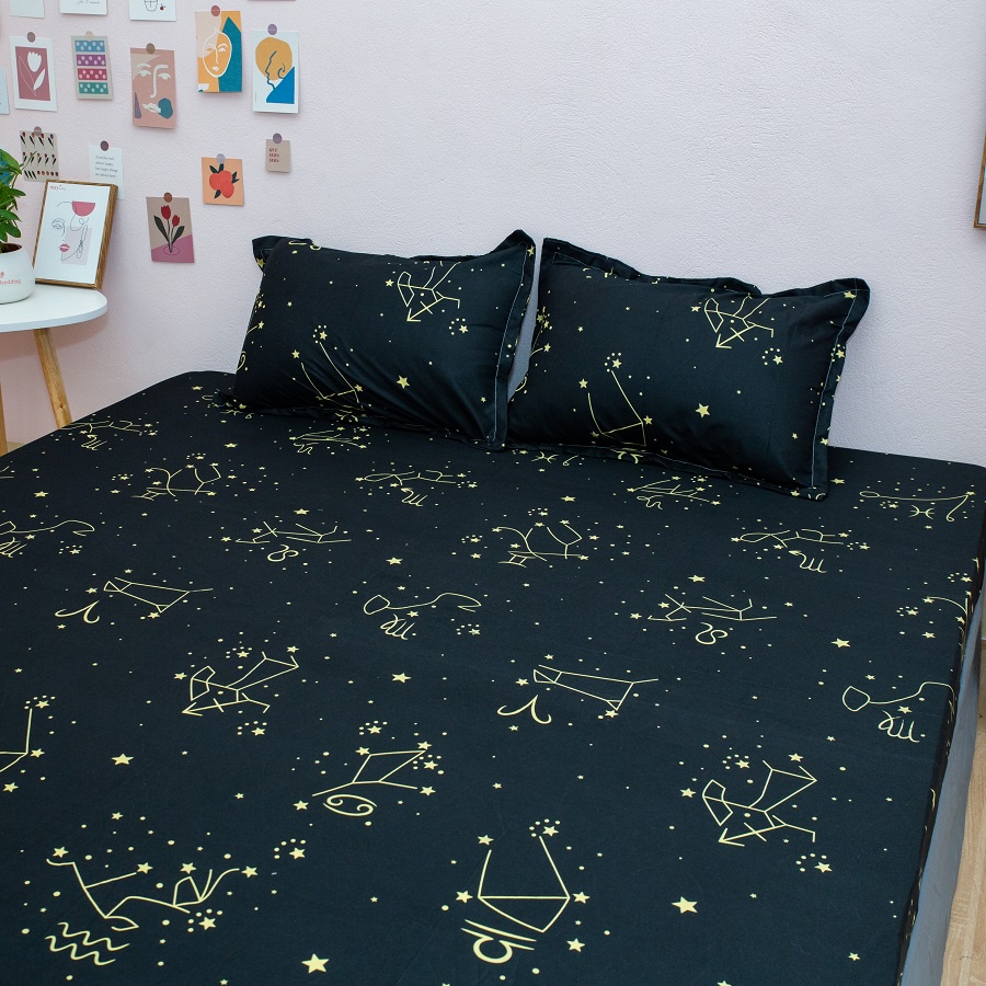 Ga trải giường m6 m8 2m poly cotton kèm vỏ gối nằm chưa kèm chăn và ruột gối | BigBuy360 - bigbuy360.vn