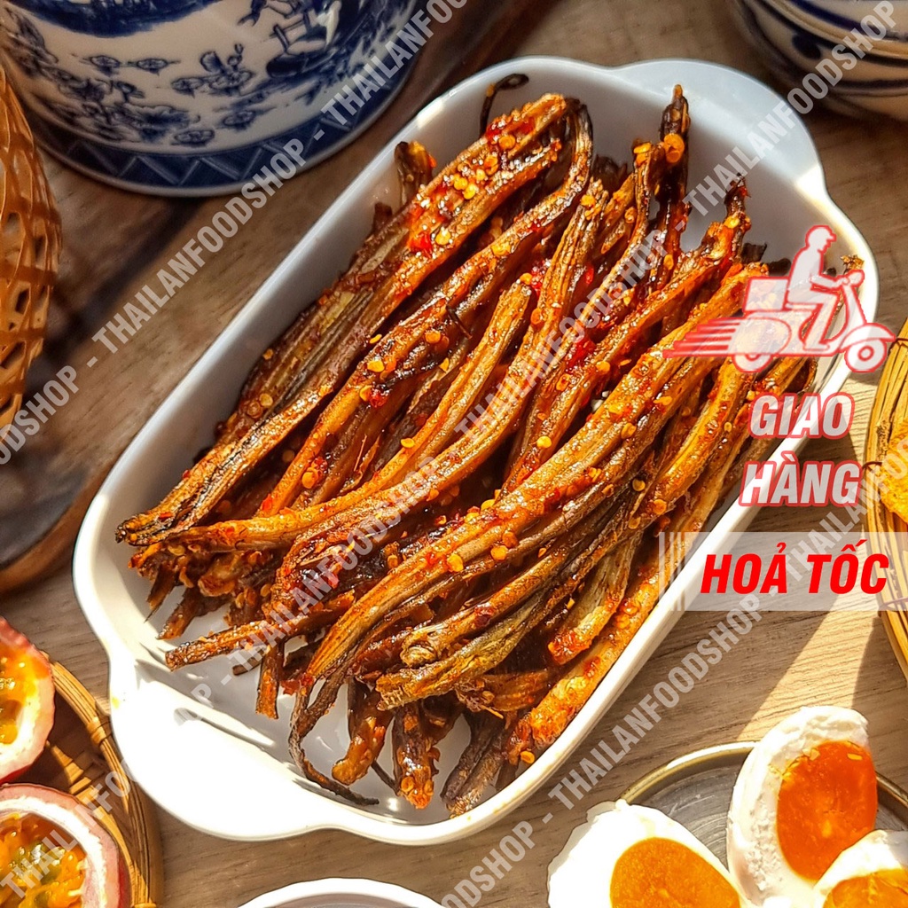 Khô Cá Kèo Sate Ram Giòn Lon 250Gram - Ăn Liền