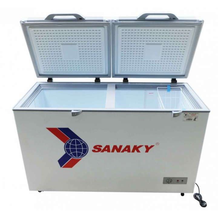 Tủ đông Sanaky VH 4099A2K, 320 lít, 1 ngăn đông, dàn lạnh đồng, mặt kính cường lực - Hàng chính hãng