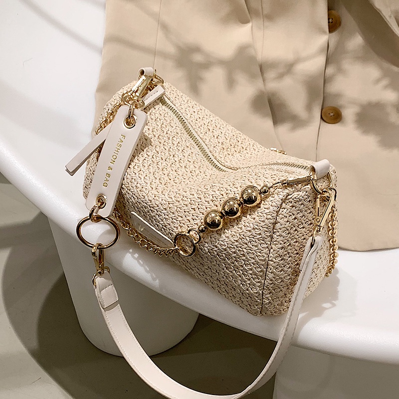 Túi Cói Đeo Vai Thiết Kế Mới Cao Cấp Thời Trang