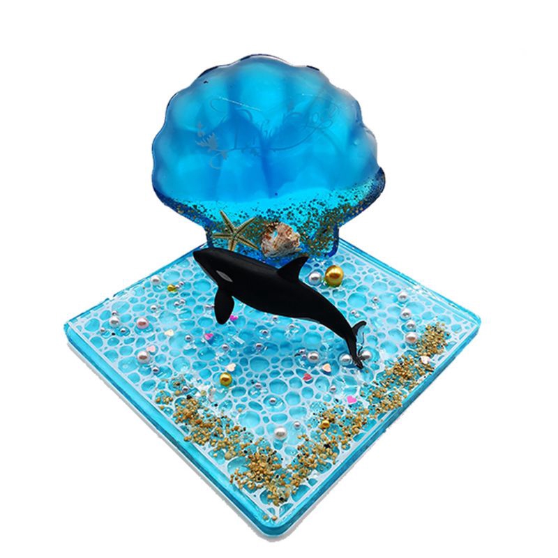 Miếng Dán Kiểu Gợn Sóng Nước Màu Trắng Dùng Làm Đồ Trang Sức Thủ Công DIY