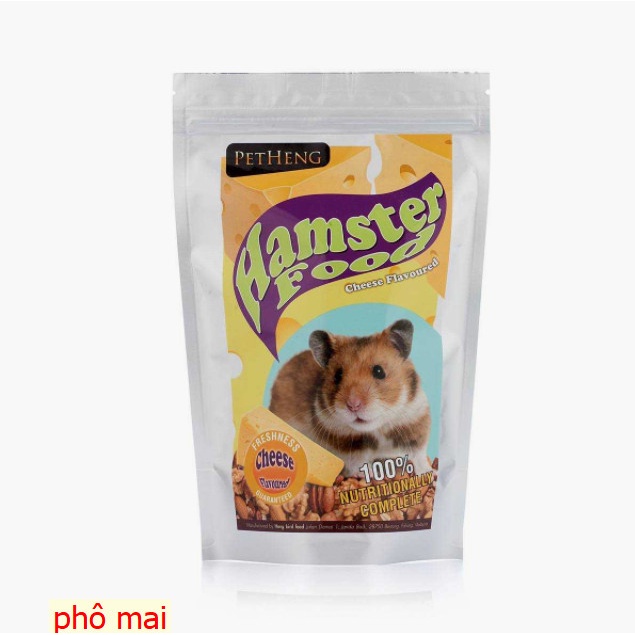 Thức Ăn Hamter Pet Heng  FREE SHIP  4 Vị Hamter Food Thức Ăn Sóc,Thỏ,Bọ,Chinchialla,Gặm Nhắm...