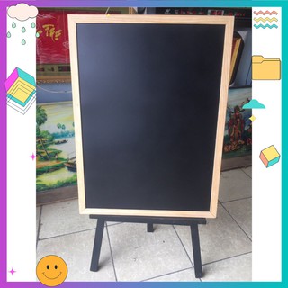 Combo bảng menu viết phấn + giá đỡ 9tặng kèm phấn màu và khăn lau).