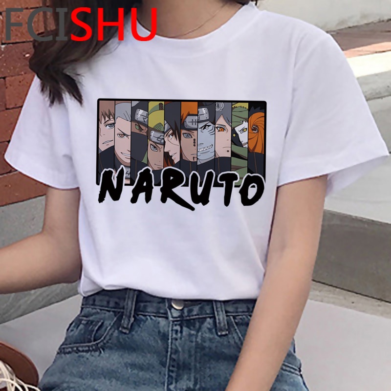 Áo thun nam tay ngắn in hình Naruto cá tính