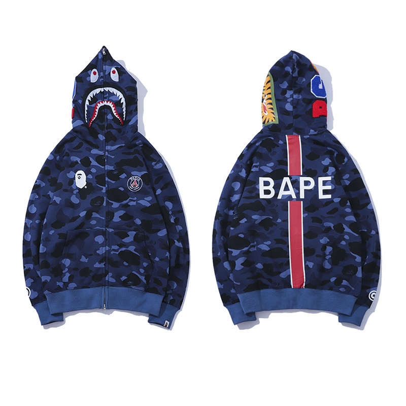 [Ảnh Thật] Áo Jacket BAPE x PSG hàng cao cấp ss2021