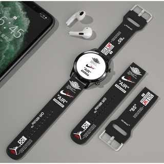Dây đeo silicon họa tiết hoa thời trang cho đồng hồ thông minh huawei gt2 pro gt2 pro huawei gt2 / huawei watch gt 2e / honorta hr 2 / amazfit gtr 2e / gt gts prime u / ticwatch pro 3 / garmin vivoactive 3 / garmin vv 245