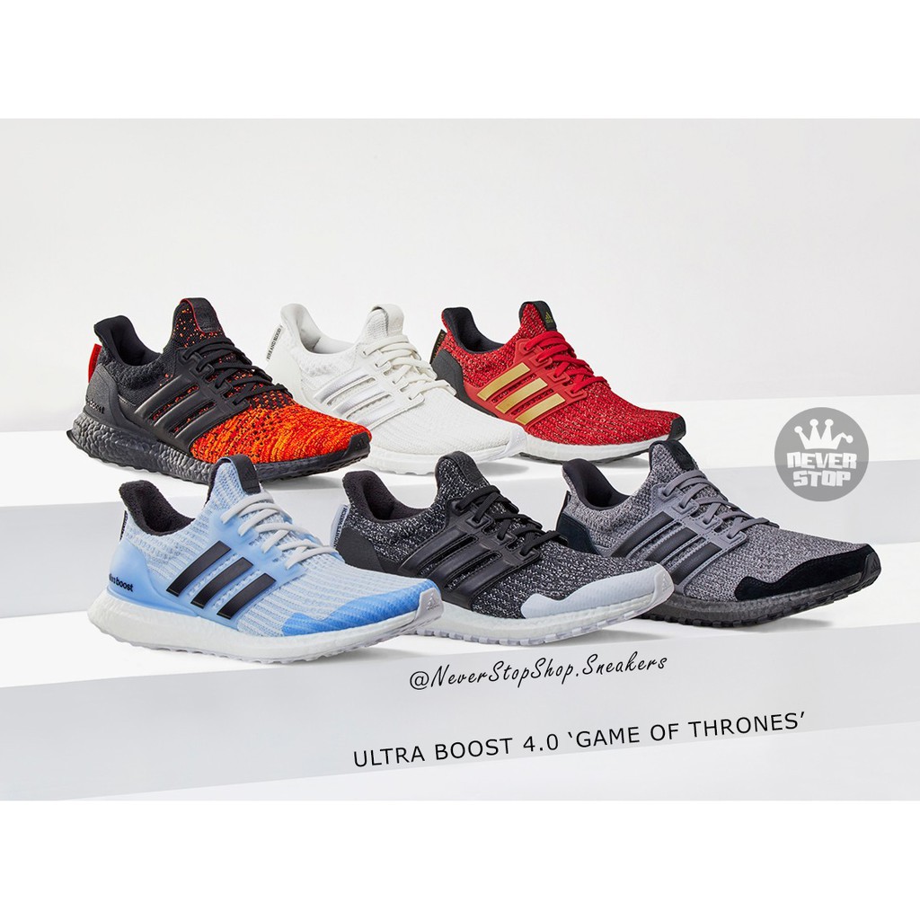 SALE Giày HOT THANH LÝ- Giày ADIDAS ULTRA BOOST 4.0 'GAME OF THRONE' ĐEN TRẮNG [TẶNG VỚ] 2020 * * ⁵ # .