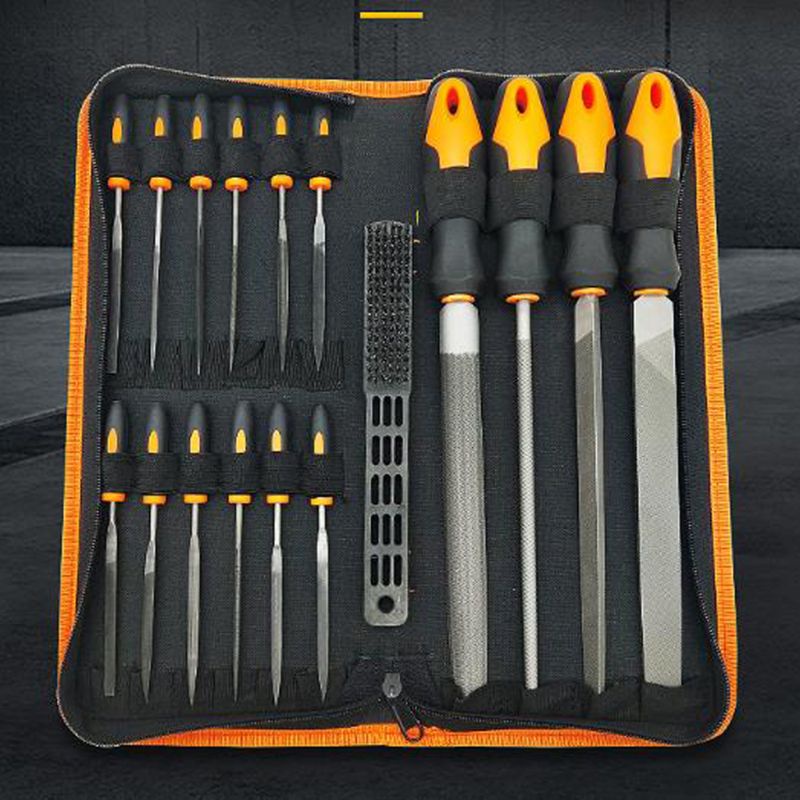 Bộ 17 Món Dụng Cụ Mài Bằng Hợp Kim Thép Kèm Hộp Đựng T12