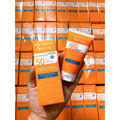 Kem chống nắng Avene Fluid SPF 50+ dành cho da thường, da hỗn hợp, da nhạy cảm - Shop Melyca