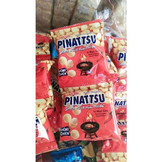 Snack đậu phộng oshi vị mực cay 🥜🌶️🦑dây 10goi nhỏ 6g