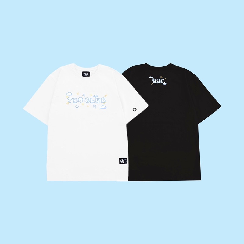 Áo thun tay lỡ Unisex SMALL CLOUND TBO Chính hãng