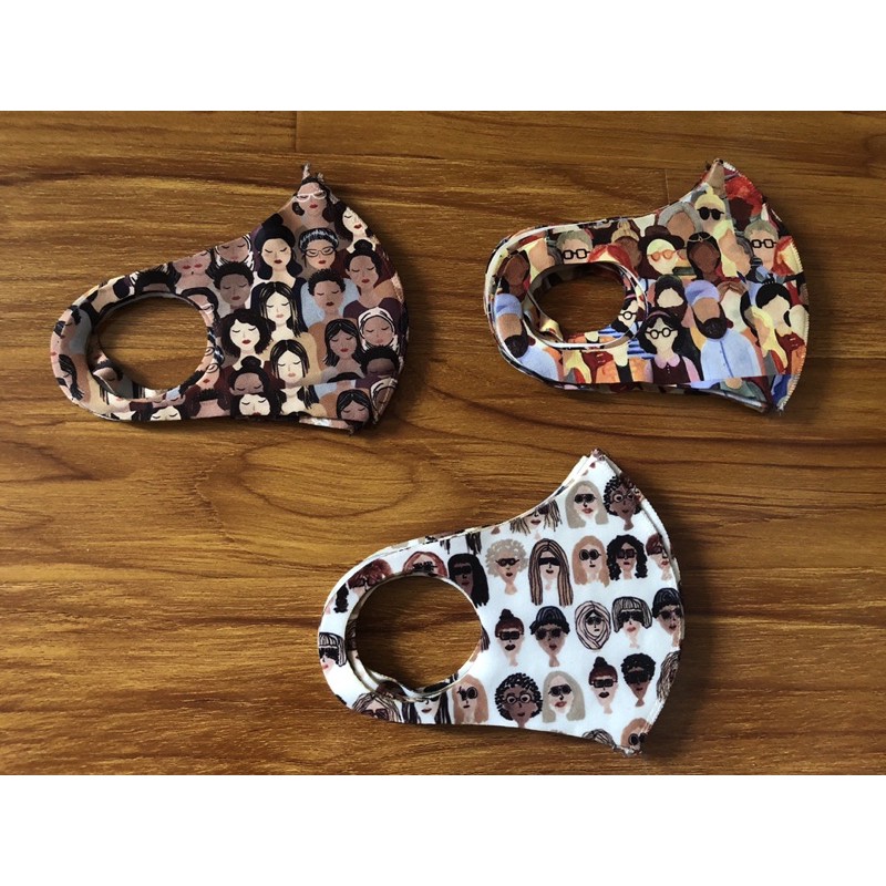 Khẩu trang vải hình 3d người lớn | BigBuy360 - bigbuy360.vn