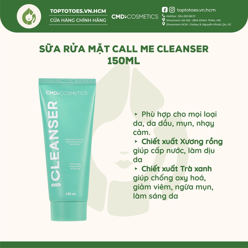Sữa rửa mặt CALL ME CLEANSER - 150ML
