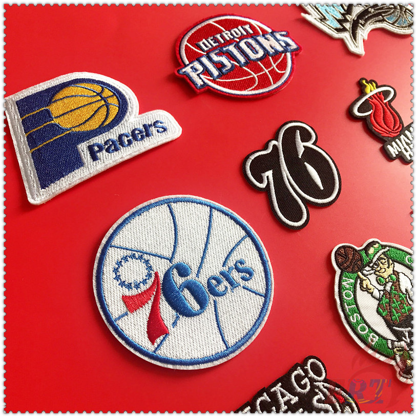 Sticker Ủi Thêu Logo Đội Bóng Rổ Nba