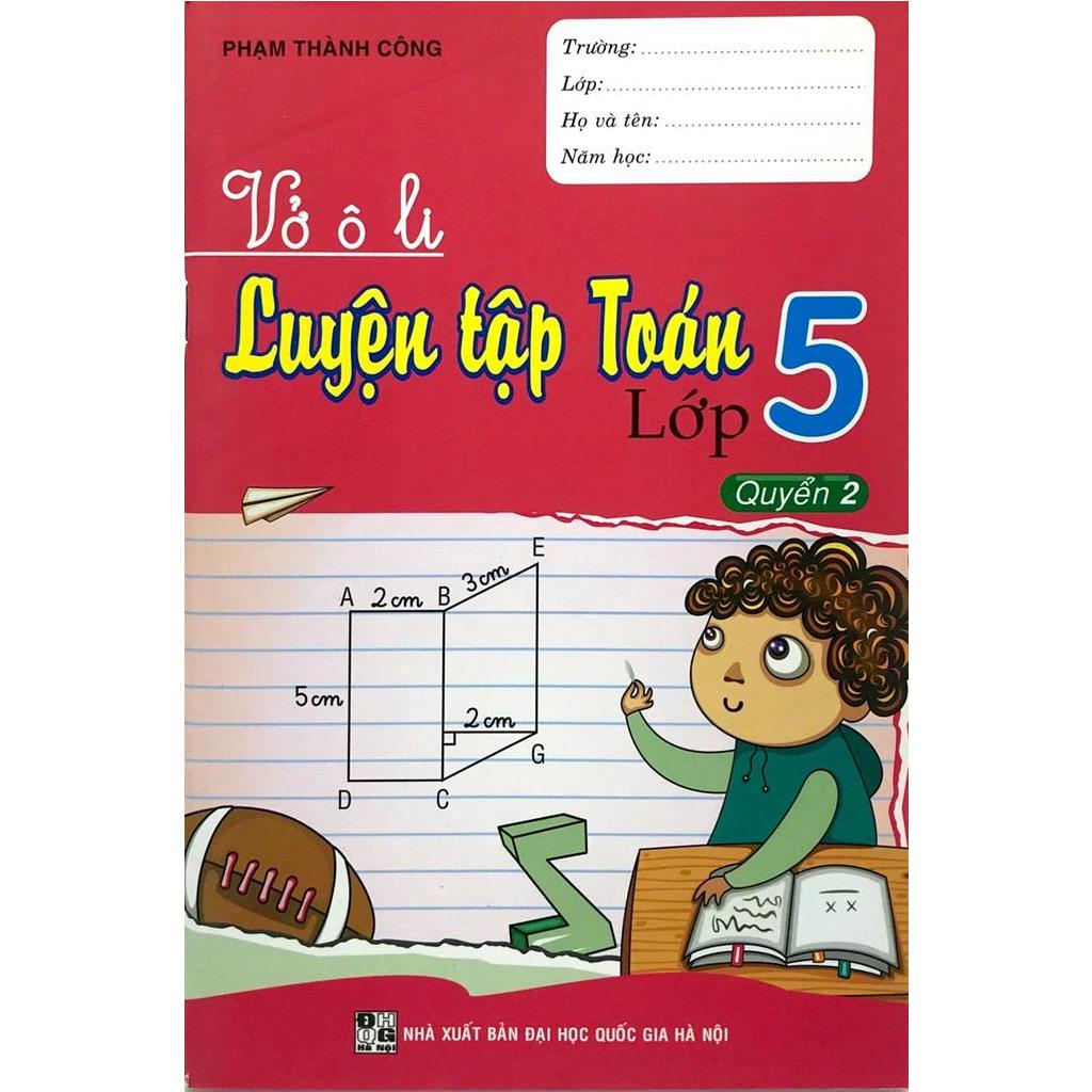 Sách Vở Ô Luyện Tập Toán Lớp 5 - Quyển 2