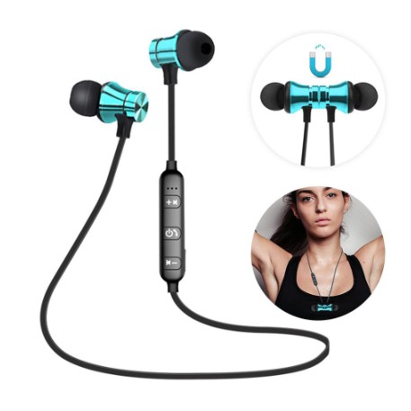 Tai nghe bluetooth không dây Xt11 tích hợp mi cờ rô phong cách thể thao