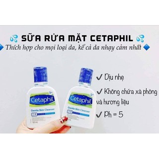 [DATE9/2023] Sữa Rửa Mặt Cetaphil 125ml
