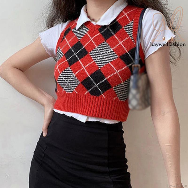 Áo Khoác Len Không Tay Cổ Chữ V Thời Trang Cho Nữ | BigBuy360 - bigbuy360.vn