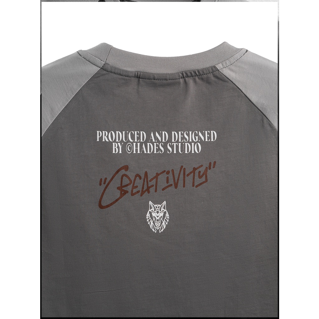 Áo Thun Tay Lỡ Unisex CREATIVITY 100% Cotton - HADES Brand Chính Hãng | BigBuy360 - bigbuy360.vn