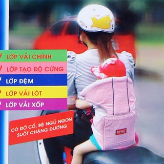 ĐAI ĐI XE MÁY CÓ ĐỠ CỔ CHO BÉ