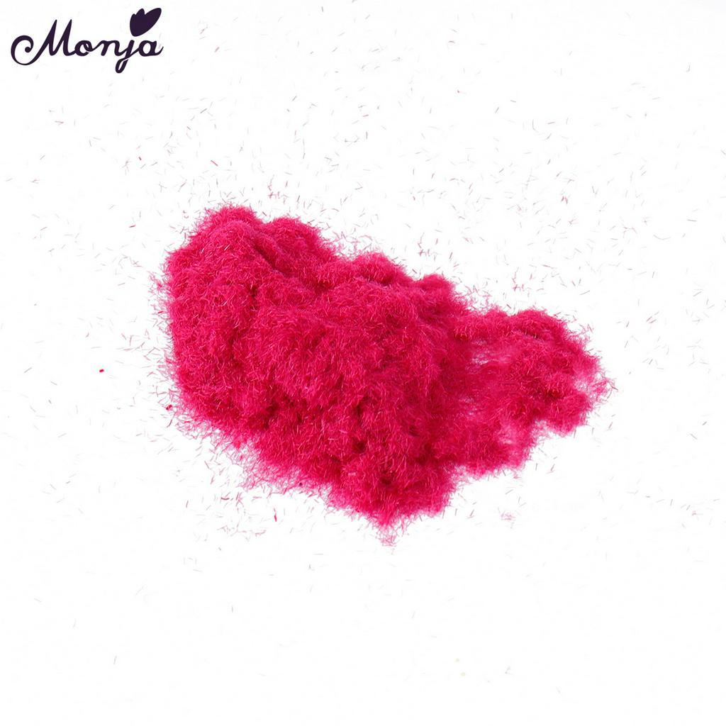 MONJA [Hàng mới về] Set 12 hũ lông nhung đính móng trang trí thời trang nghệ thuật