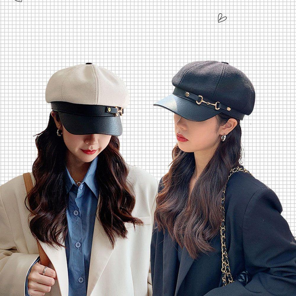Nón Beret Len Thời Trang Vintage Cho Nữ