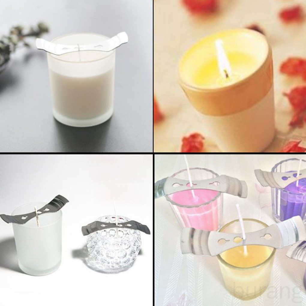 Bộ 100 cái lõi bấc nến màu trắng bằng cotton