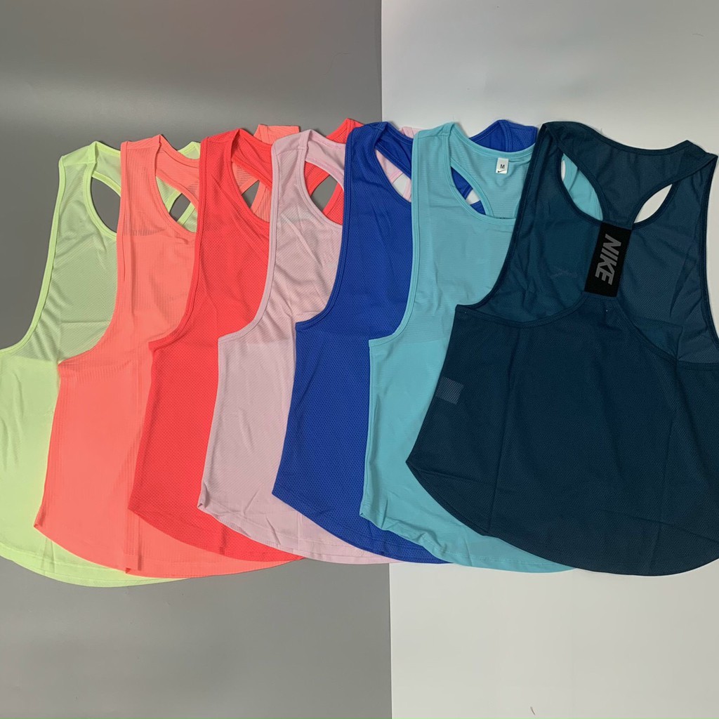 Áo tập gym nữ, áo tanktop vải thun lưới thông thoáng mồ hôi, phong cách thể thao cá tính