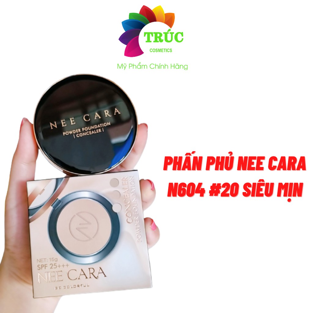 Phấn Nền Che Che Khuyết Điểm SPF 25+++ Nee Cara N604 Trúc Cosmetics