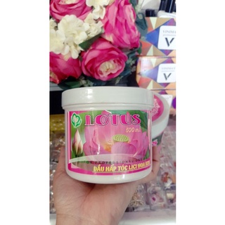 (QUÀ TẶNG )Dầu hấp tóc Hoa sen 500 ml hủ