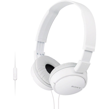 Tai nghe chụp tai có dây Sony MDR-ZX110AP - Hàng chính hãng - Âm thanh sắc nét, màng loa lớn, đệm tai êm ái