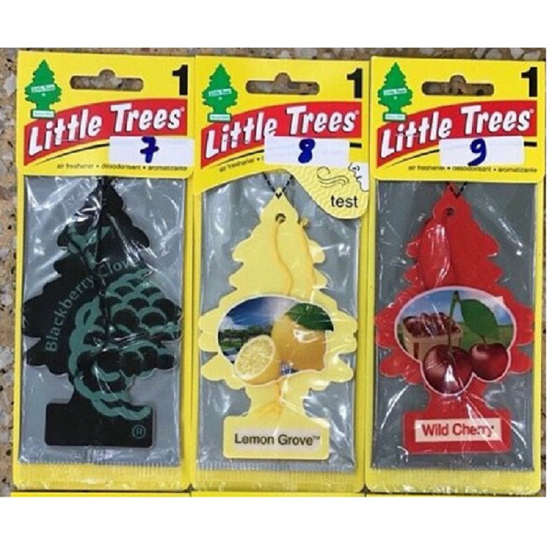 Thông thơm Little Trees treo tủ quần áo đủ màu