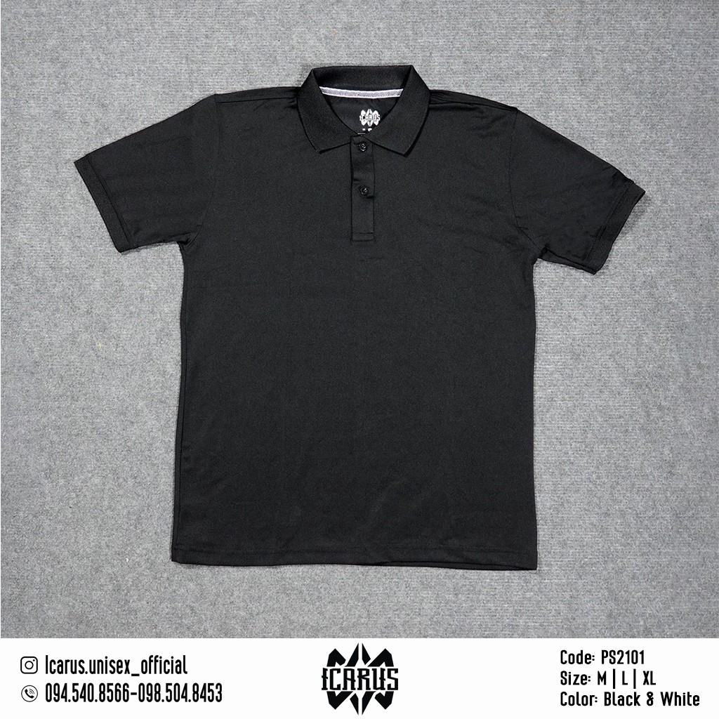 Áo Thun Polo Nam Icarus Unisex Có Cổ Trơn Basic Ảnh Thật | BigBuy360 - bigbuy360.vn