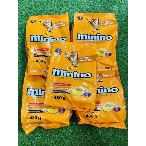 Thức ăn hạt cho mèo Minino 15,36kg ( 32 túi 480g)