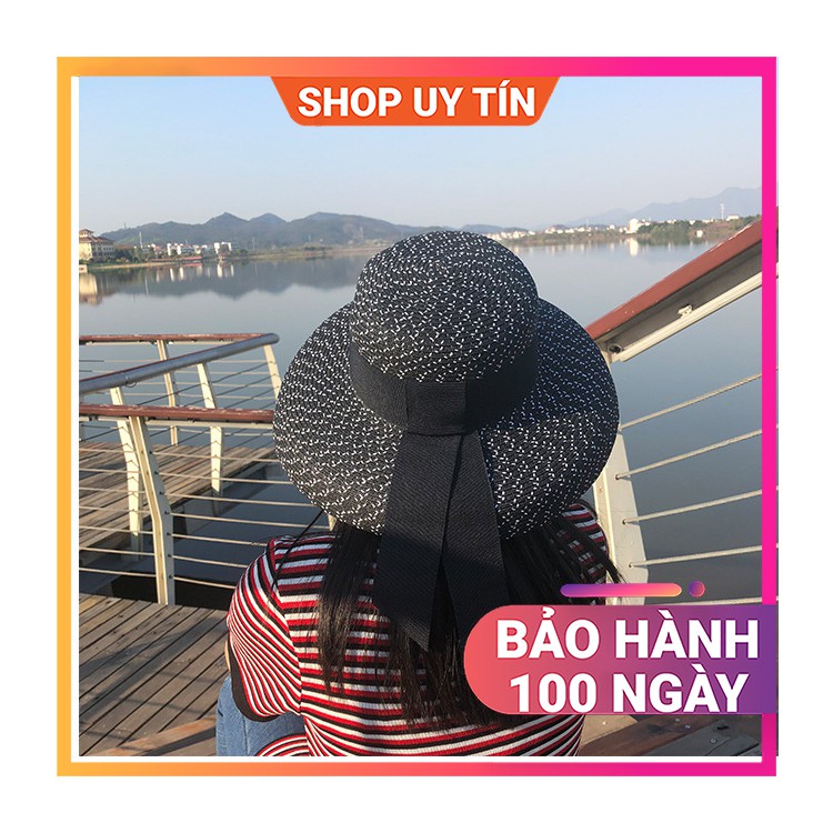 Mũ Đi Biển - Nón Cói Rộng Vành Vintage Cao Cấp Nữ Đẹp