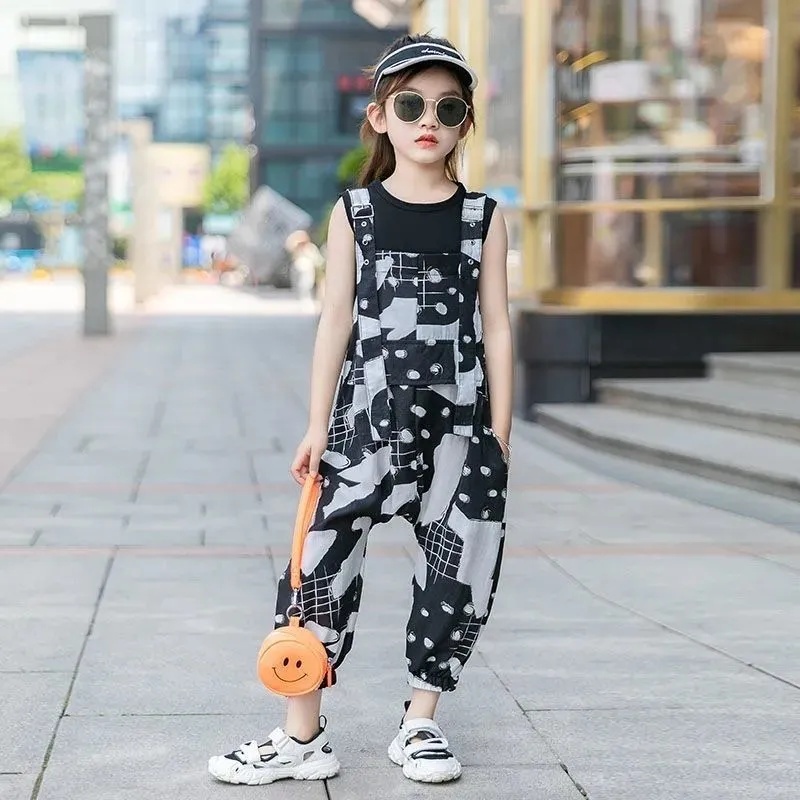 Bộ Đồ Thời Trang 2 Món Gồm Áo Liền Quần Short Kiểu Hàn Quốc Xinh Xắn Cho Bé Gái Từ 3 Đến 4 Đến 6 Đến 7 Đến 8 Đến 9 Đến 10 Đến 11 12 Tuổi
