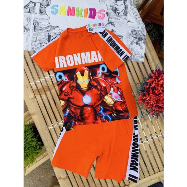 Bộ người sắt cầu vai Samkids size 3-10