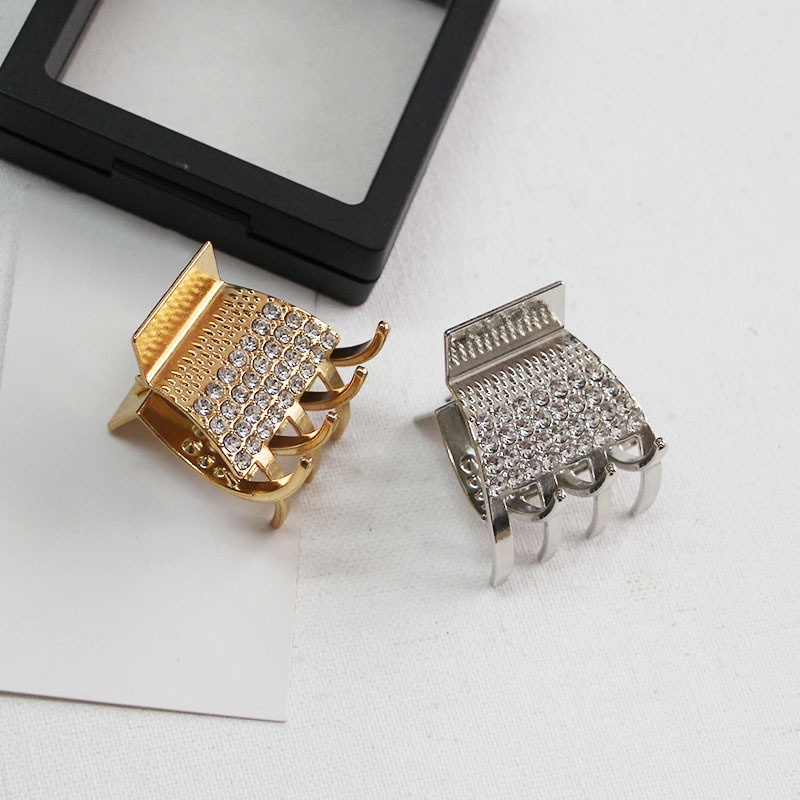 Kẹp Tóc Haimeikang Kim Loại Đính Đá Lấp Lánh Thời Trang Hàn Quốc