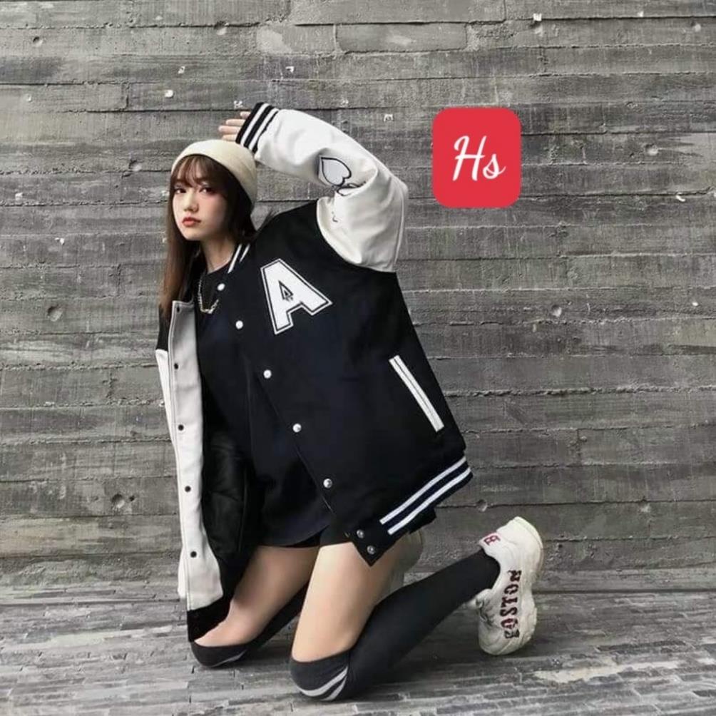 Áo bomber phối tay chữ A dày dặn, Nỉ ngoại - ROSYHANA ( kèm video+ đánh giá) ! | BigBuy360 - bigbuy360.vn